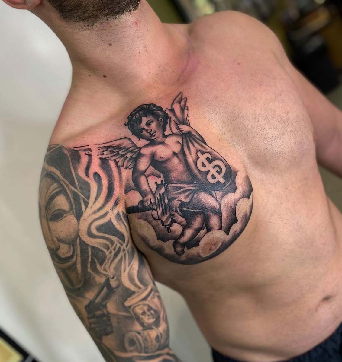 Hot As Love Tattoo  Making some progress on justinwalker64 s David  Goliath  tattoo  Facebook